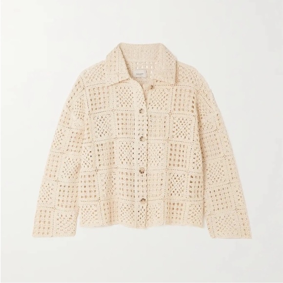 Sold / Holzweiler Bridget crochet jacket in ecru - Picture 6 of 13